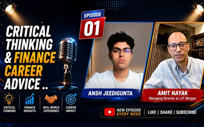 ANSH ASKS – Episode 1 | Amit Nayak, Managing Director at J.P. Morgan | Ideas, Insights & Impact