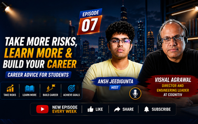ANSH ASKS – Episode 7 | Take More Risks, Learn More & Build Your Career | Vishal Agrawal